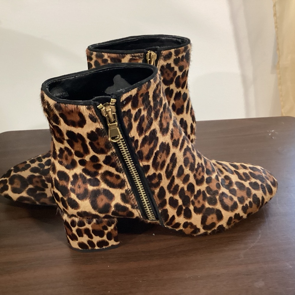 Ann Taylor: Ankle Bootie, Leopard Print - image 7